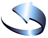 shining blue steel arrow turning left